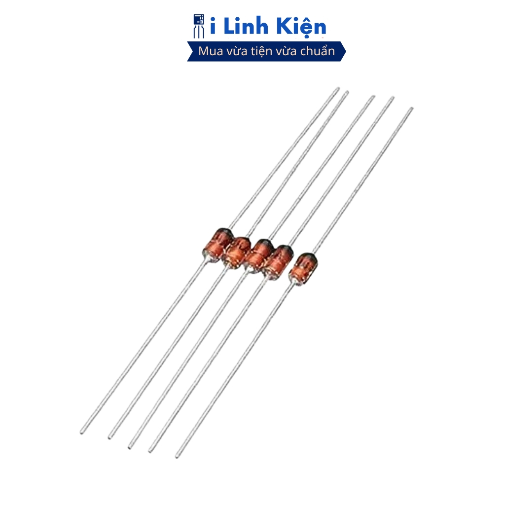 Diode 1N4148 màu đỏ túi 10 con chính hãng ilinhkien