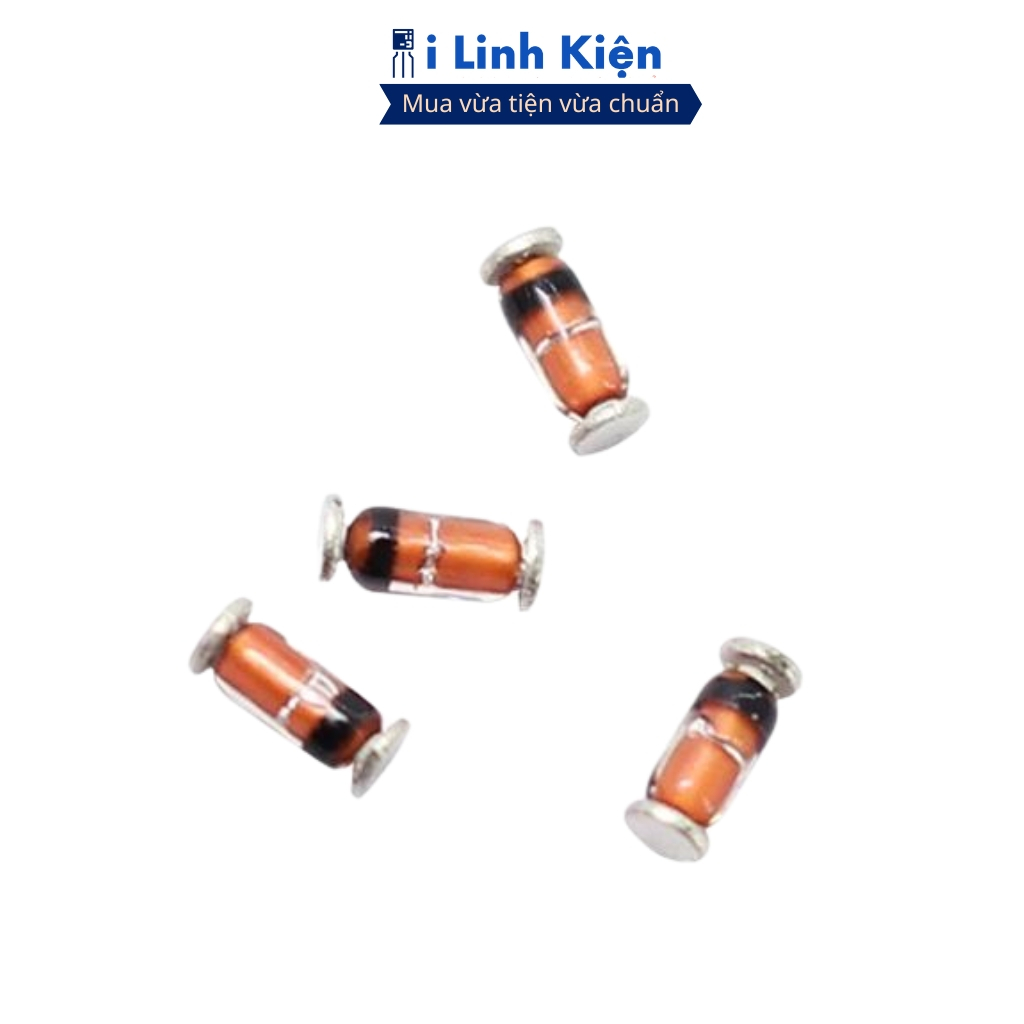 Diode 1N4148 màu đỏ túi 10 con chính hãng ilinhkien