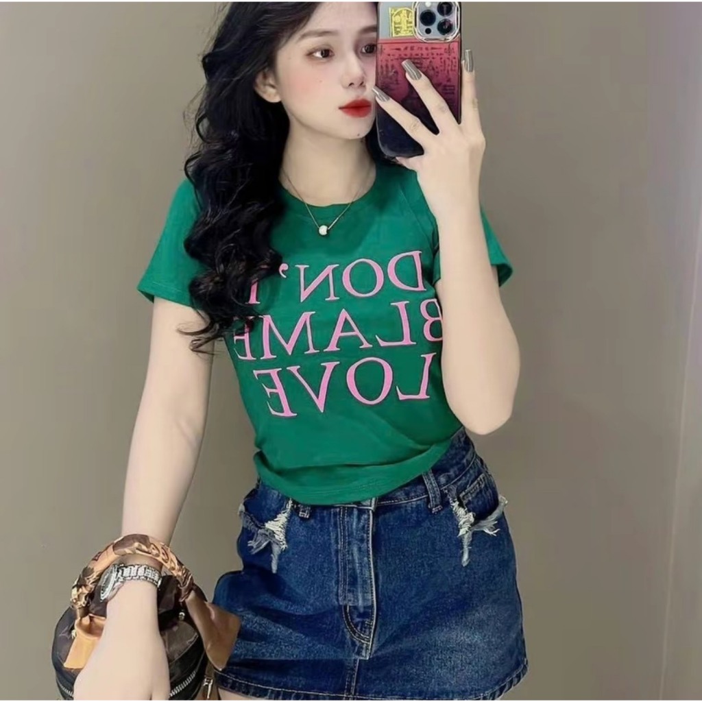 Áo Croptop Baby Tee Nữ Bigsize ESHOP Thun Tăm Lạnh Ôm Body Cổ Tròn Tay Ngắn Đẹp Xinh MS001