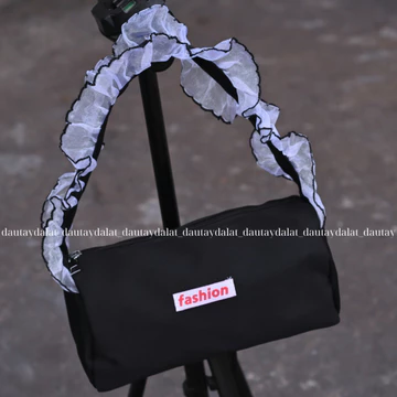 Women's Korean-Style Canvas Underarm Bag