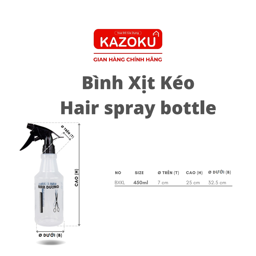 Bình Xịt Nước Đa Năng Nhựa Nam Dương - 500ML - [BXKL]