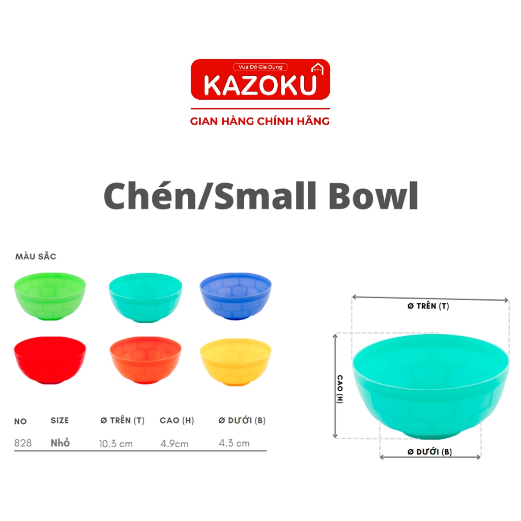 Bộ Chén Bát Nhựa Đựng Thức Ăn - Bộ Dụng Cụ Nhựa Ăn Dặm Siêu Rẻ - Gia dụng Kazoku - [CT]
