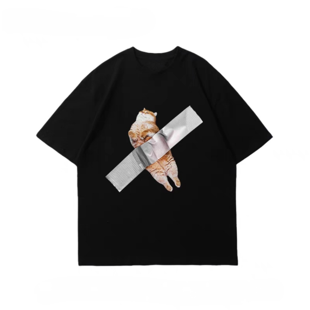 [VẢI 250 GSM] Áo Thun Cat In The Wall Unisex 100% Cotton Định Lượng Vải 250 GSM Unim Store