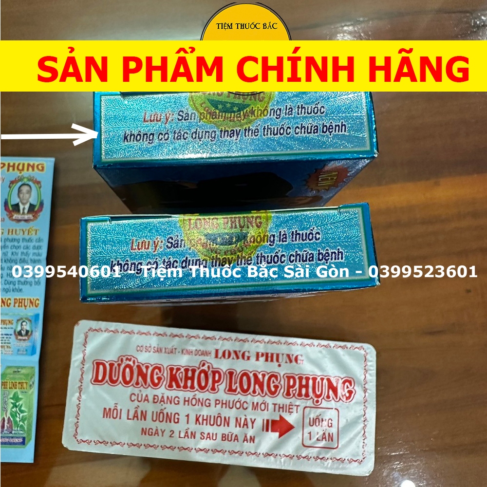 Dưỡng Khớp Long Phụng (CHÍNH HÃNG, DATE 2026) – Cốt Thống Long Phụng | Tiệm Thuốc Bắc Sài Gòn