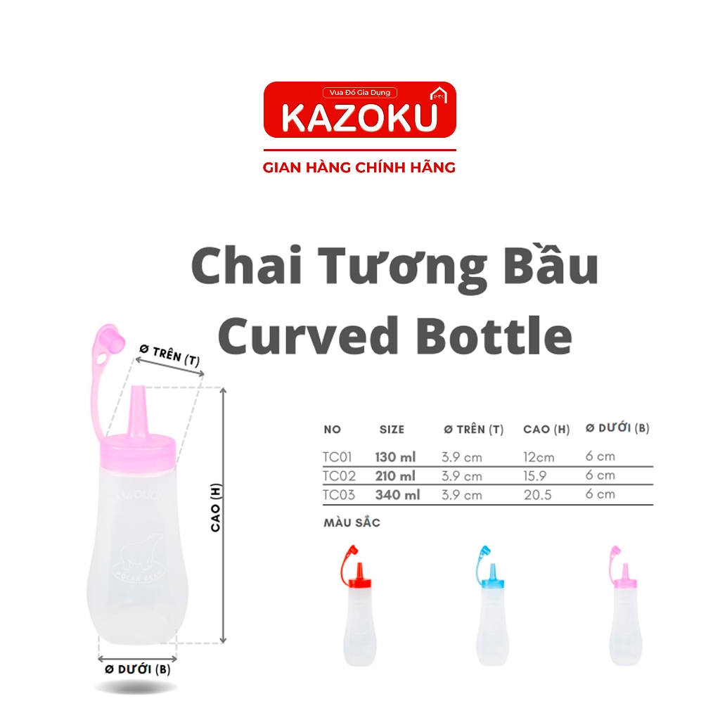 Chai Tương Bầu Nhựa Nam Dương (280ML/350ML) - [CTB]