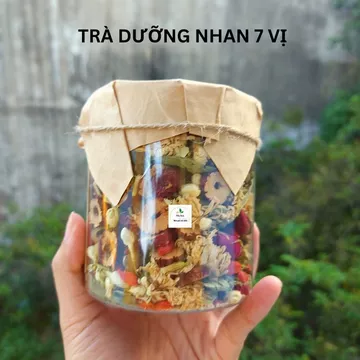 Hủ trà hoa mix vị - Trà dưỡng nhan, trà tứ hoa, trà ngủ ngon, trà gạo lứt thảo mộc- trà hoa Đà Nẵng ATo