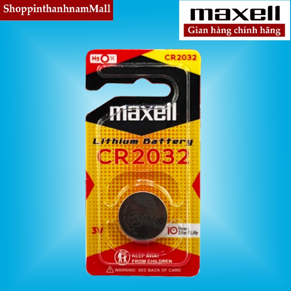 Pin CR2032 Maxell Vỉ 1 Viên Cao Cấp Siêu Bền - Hàng Chính Hãng | Shopee ...