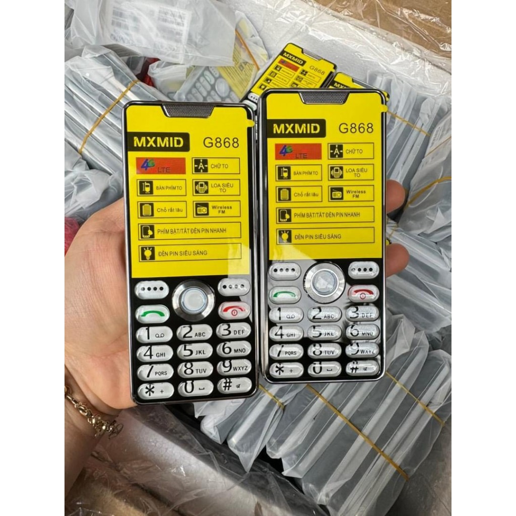 ĐIỆN THOẠI NGƯỜI GIÀ MXMID G868 4G MỚI 2023 FULL BOX, 3 SIM, ĐỌC SỐ ...