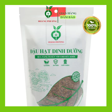 Hạt Lanh Nâu Sống Đắp Mặt Nạ Ủ Tóc Có Thể Rang Ăn Hoàng Phương - Hạt Ngũ Cốc Dinh Dưỡng 500G
