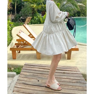 Váy Babydoll Cổ V Form Dáng Xòe Cực Dễ Thương giúp bạn càng thêm dịu dàng và quyễn rũ