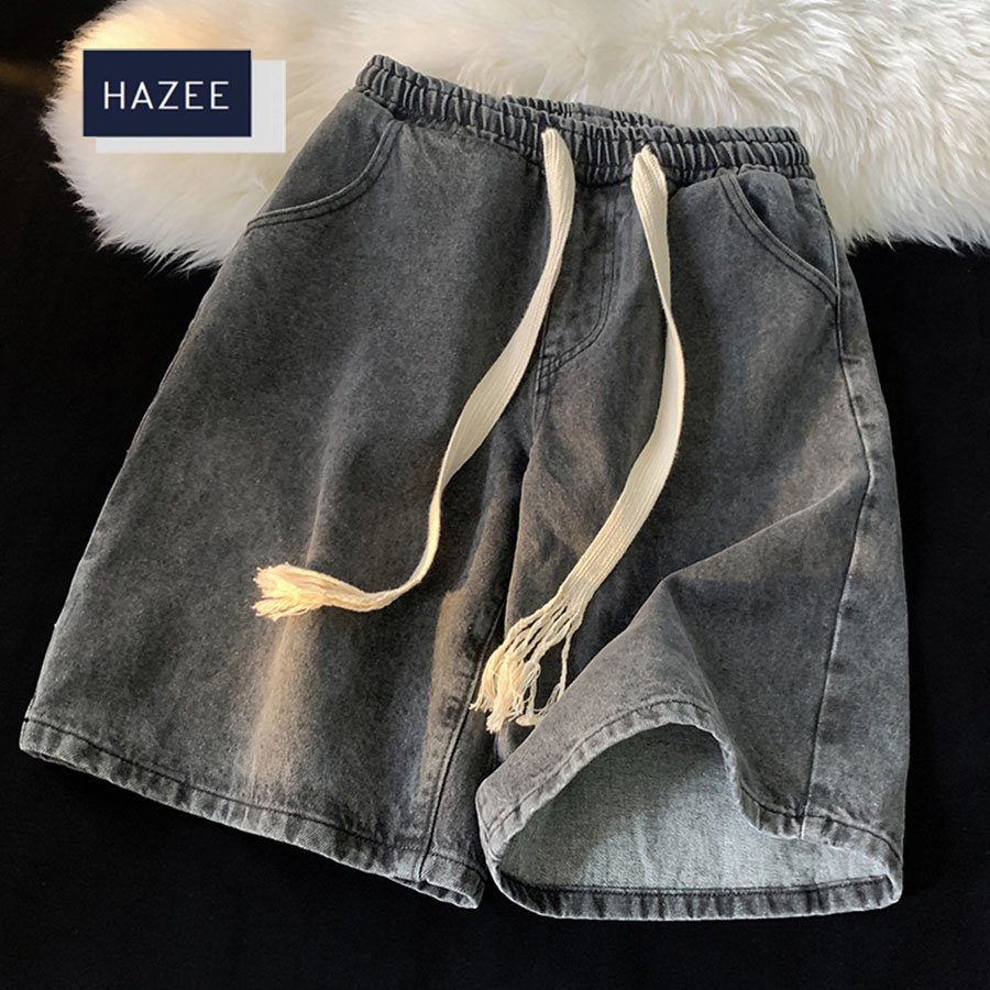 Quần short jean nữ Cao Cấp HAZEE, Quần short jean lưng cao Thời Trang Women