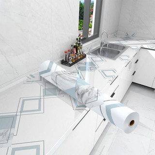 Cuộn 10M Giấy dán tường, dán bếp tráng nhôm khổ rộng 60cm chống nước và chịu nhiệt độ cao mã QD01