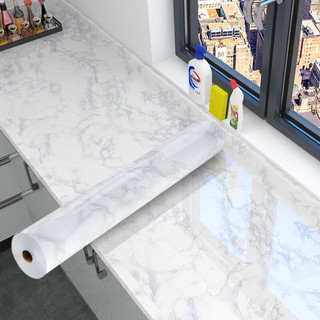 Cuộn 10M Giấy dán tường, dán bếp tráng nhôm khổ rộng 60cm chống nước và chịu nhiệt độ cao mã QD01