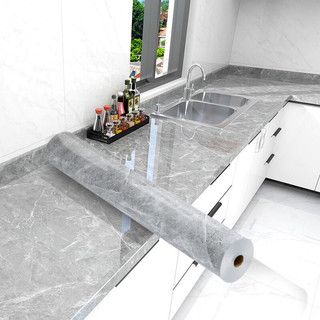 Cuộn 10M Giấy dán tường, dán bếp tráng nhôm khổ rộng 60cm chống nước và chịu nhiệt độ cao mã QD01