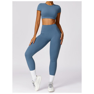 Bộ đồ tập thể thao gym,yoga nữ mã croptop hở lưng,áo bra,quần dài(536)