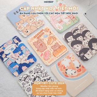 Bao da i Pad Cover Trượt Tháo Rời, in họa tiết Cute 3D chống sốc cho Pro 11 Air 4/5/6/7 Gen 7/8/9/10/11 by MèoBer