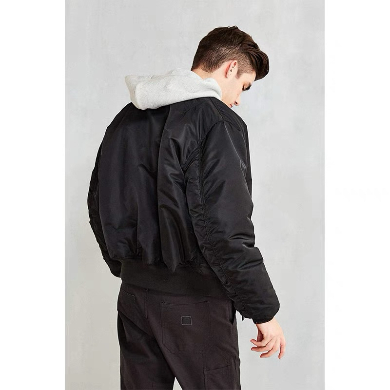 MA-633 Bomber Jacket - ⚡️Có sẵn màu đen, olive, xám, navy. Chính hãng Dafei Áo khoác bomber pilot streetwear boxy MA-1. | BigBuy360 - bigbuy360.vn