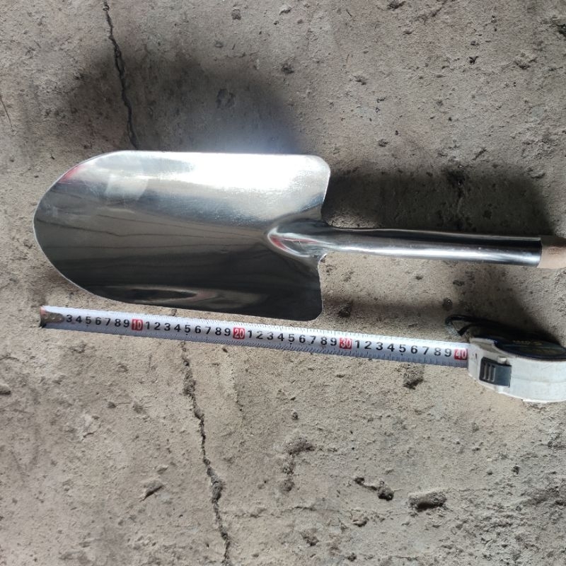Xẻng inox 304 bảng rộng 14cm dày 1mm kiểu dáng tiện dụng dùng vô bao ...