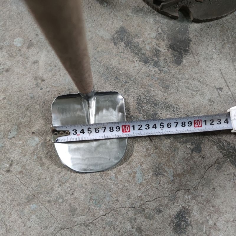 Cuốc mini lưỡi bầu bảng rộng 10cm làm vườn sân thượng vườn nhỏ inox 430 ...