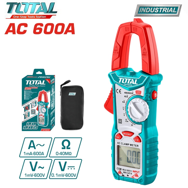 Kềm đo AC kỹ thuật số 600A Total TMT46003