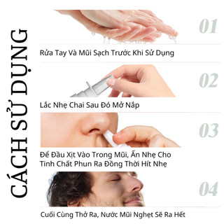 Xịt Thông Mũ Bạc Hà Hết Ngạt Mũi Khó Thở Hắt Hơi Liên Tục, Viêm Mũi Dị Ứng Ngăn Ngừa Bênh Viêm Xoang Cảm Cúm