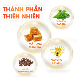 Xịt Hết Cơn Ho Đau Rát Họng Chiết Xuất Keo Ong Tự Nhiên Làm Dịu Cơn Ho Kháng Khuẩn Ngừa Viêm Họng 20ml