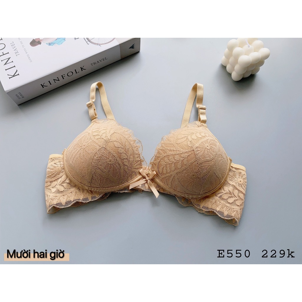 Áo ngực mút vừa không gọng, mặc thoải mái không hằn vết E550, Thời trang 12h