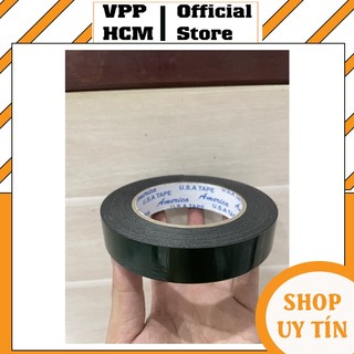 [Combo 2 Cái] Băng keo xốp đen 2 mặt 2.4f siêu dính