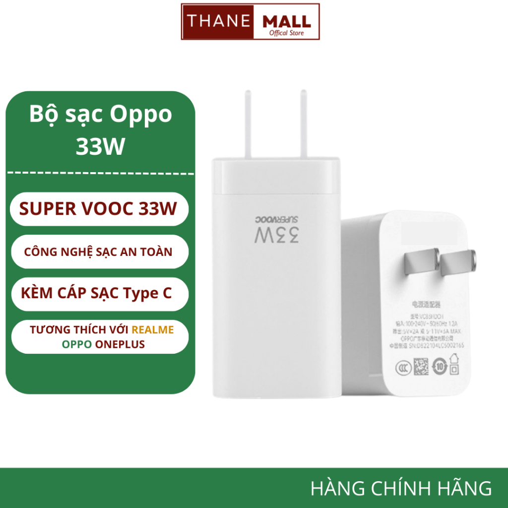 OnePlus 100W Super VOOC Charger (11V/7.3A) With 6.6ft USB-A To C Cable – For 11 Pro & 10 Pro