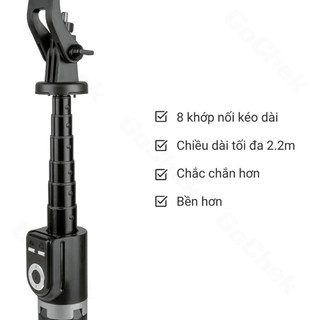 Gậy Chụp Ảnh 4 Chân Gochek SS100 2m2 Đa Năng 3 Trong 1 Tripod / Selfie Có Bluetooth Điều Khiển Từ Xa