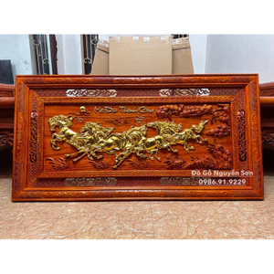 Tranh gỗ treo tường mã đáo thành công