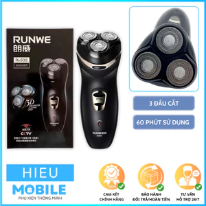 Máy cạo râu Runwei Rs935 3 lưỡi dao dùng pin sạc