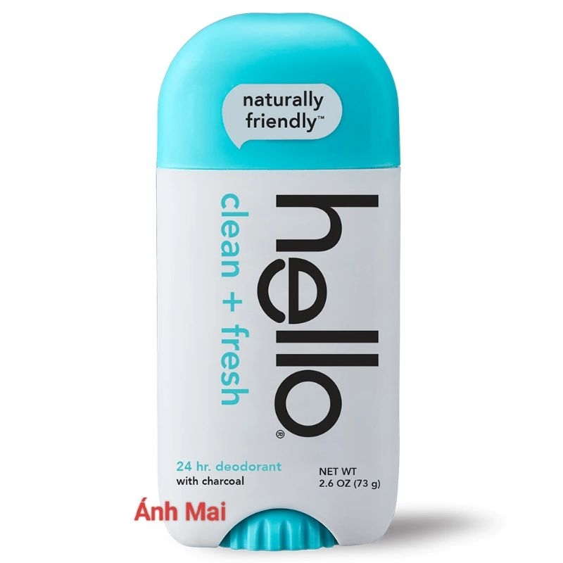 [Mỹ, Air] Lăn khử mùi Hello sạch và tươi mát với than hoạt tính - Hello ...