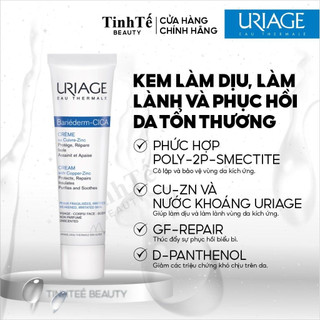 Kem làm dịu, làm lành và phục hồi da tổn thương URIAGE BARIÉDERM CICA-CRÈME 15ML/40ml