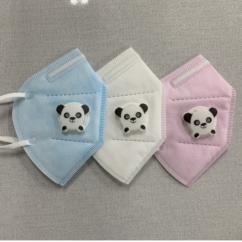 Hộp 20 cái khẩu trang 3D N95 Kids có van Tulips cho bé 1-6 tuổi