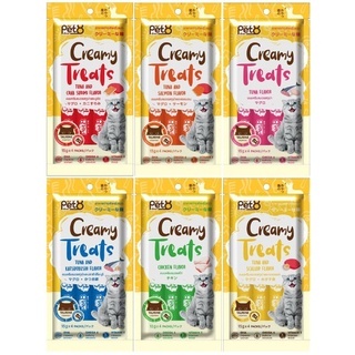 🇹🇭 Kem Soup Thưởng Cho Mèo PET8 Creamy Treats 4 x 15g