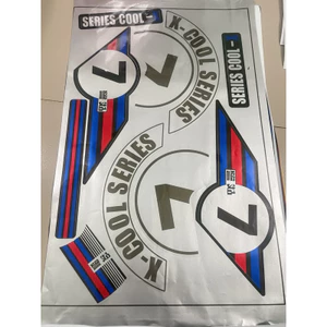 Tem số 7 dán xe điện Xmen tem xịn 3 lớp 1 năm không bong phụ tùng xe điện
