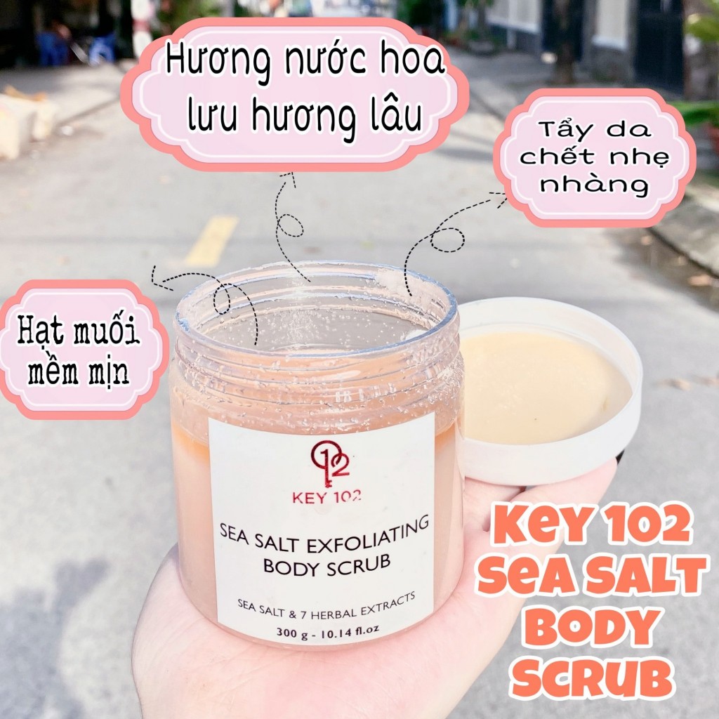 Tẩy tế bào chết cho cơ thể Key102 Sea Salt Exfoliating Body Scrub 300g