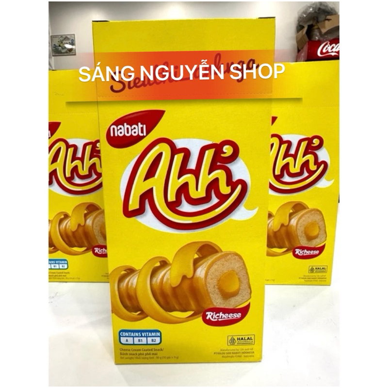 Bánh Nabati Ahh’ Triple Cheese Phô Mai 90g | Shopee Việt Nam