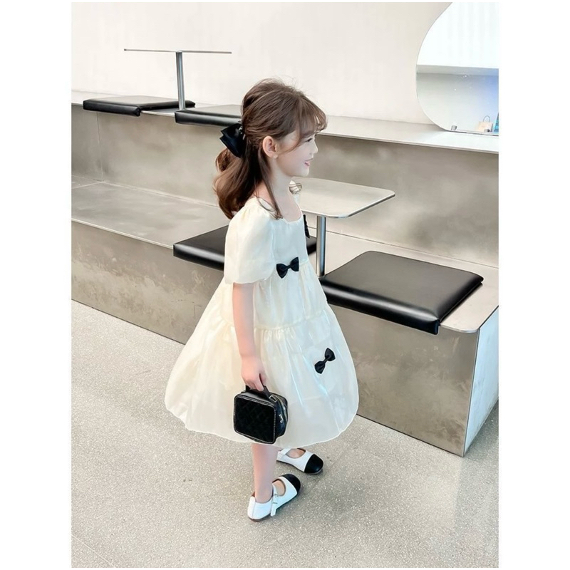 DL152 Đầm Công Chúa Cho Bé Diệu Linh Shop Kids - Đầm Cho Bé Tay Ngắn Phong Cách Thời Trang Mới Năm 2024 V152(9-35kg)