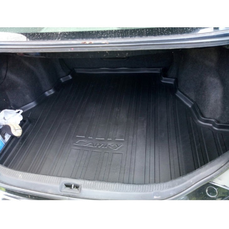 Lót cốp nhựa xe Toyota Camry 2007-2023, Khay lót côp nhựa chống nước, nhựa dẻo TPO bền bỉ