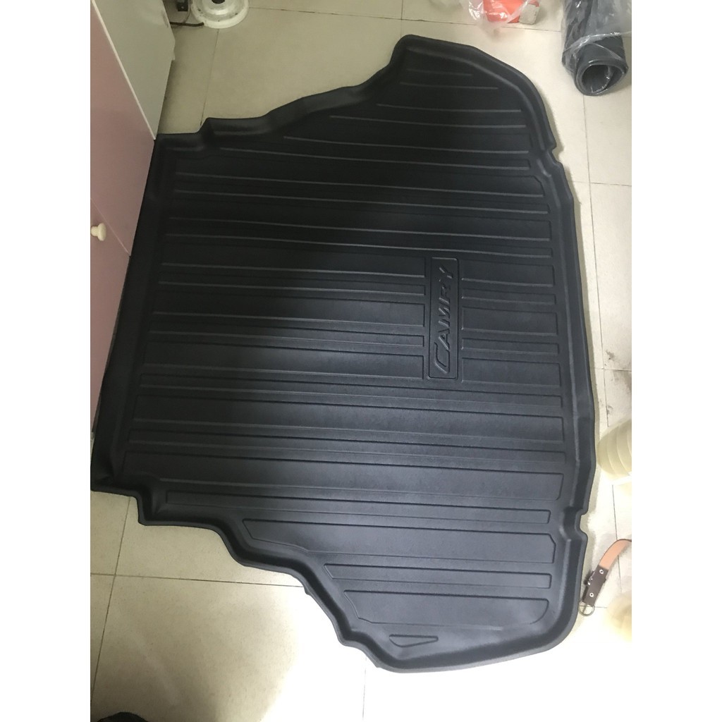 Lót cốp nhựa xe Toyota Camry 2007-2023, Khay lót côp nhựa chống nước, nhựa dẻo TPO bền bỉ