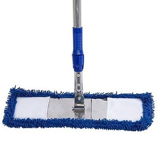 AMZO_CÂY CHỔI LAU SÀN NHÀ CÔNG NGHIỆP XOAY 360 ĐỘ SAN HÔ 45-60CM CHUYÊN DỤNG SIÊU SẠCH THÂN INOX BỀN CHẮC