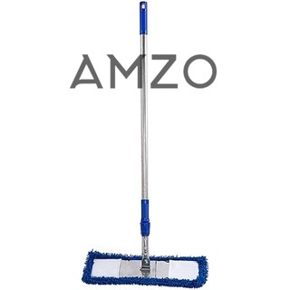 AMZO_CÂY CHỔI LAU SÀN NHÀ CÔNG NGHIỆP XOAY 360 ĐỘ SAN HÔ 45-60CM CHUYÊN DỤNG SIÊU SẠCH THÂN INOX BỀN CHẮC