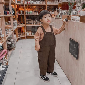 Quần yếm trẻ em nhung tăm style Hàn | thiết kế Dương Oyy 011121004