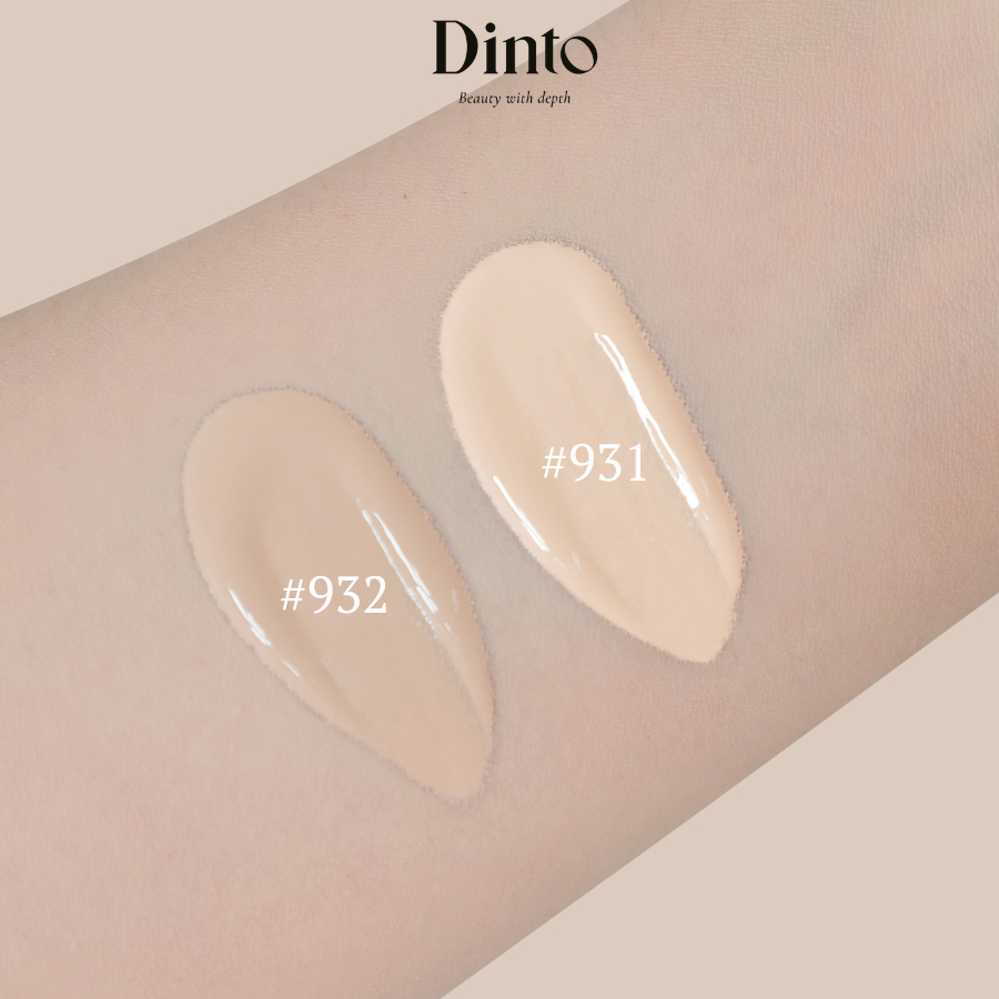 Kem Nền Che Khuyết Điểm Màu Bóng Cho Da Khô Dinto Wooncho Blur-Glowy Foundation 2 Màu Thuần chay