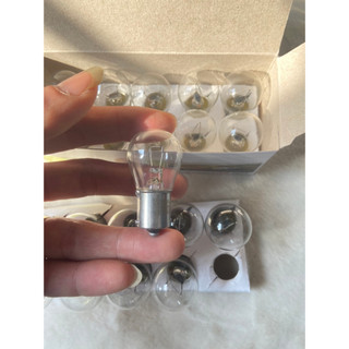 Combo 60 bóng xi nhan đèn phanh ô tô điện 12v/24v 21w trắng.
