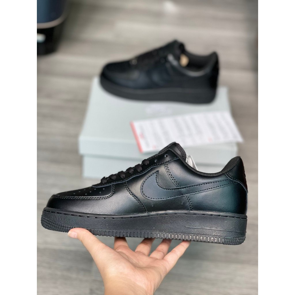 Giày AF1 Black, Giày Air Force 1 Full Đen Cao Cấp Bản Classic Full Size ...