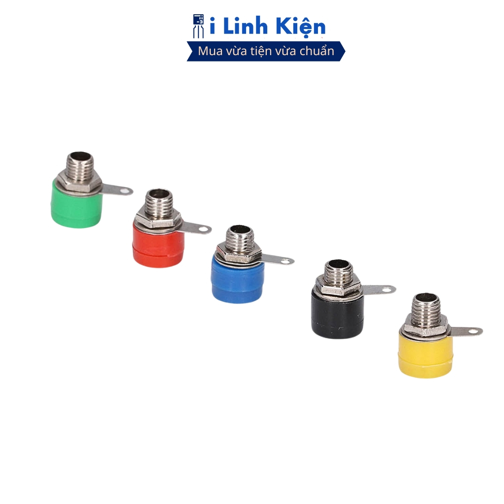 Jack bắp chuối cái 4mm JK-312 nhiều màu chính hãng ilinhkien