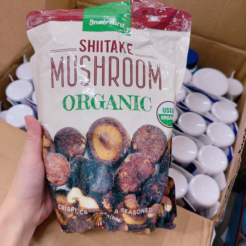 [US] Nấm sấy khô Costco của hãng Snack Yard SHIITAKE MUSHROOM ORGANIC